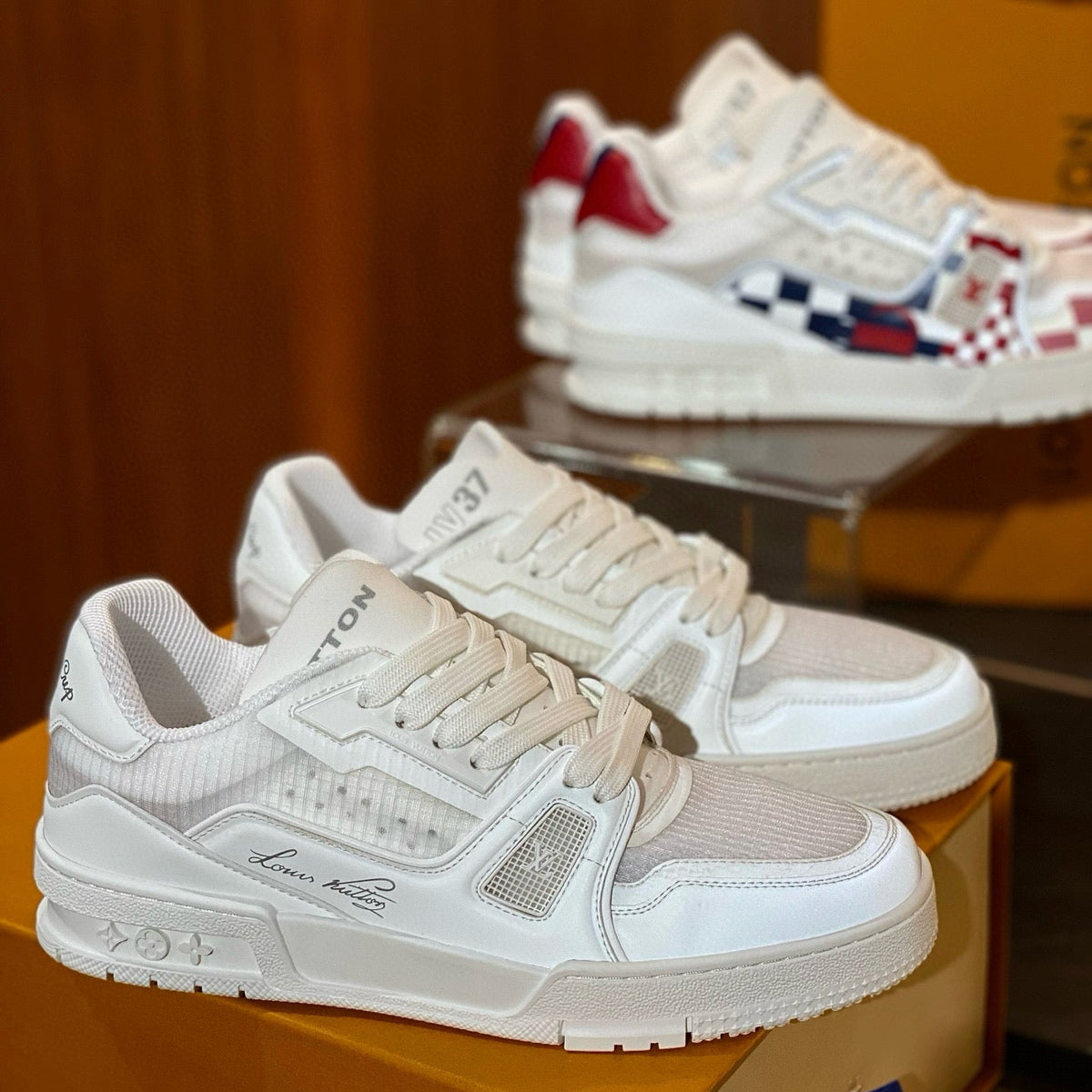Louis Vuitton Shoes- Louis Vuitton Lou Trainers Luxury Lifestyle Designer Footwear