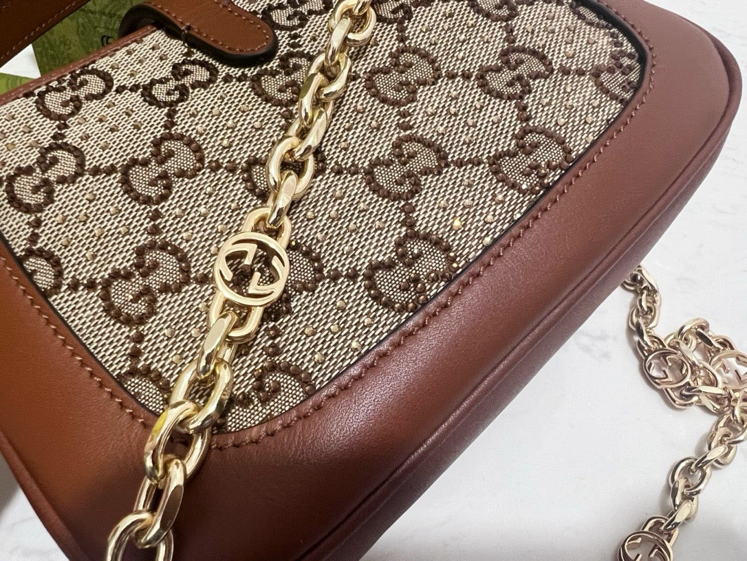 Gucci Jackie 1961 Crystals Mini Bag – luxury designer mini bag at Velouxe
