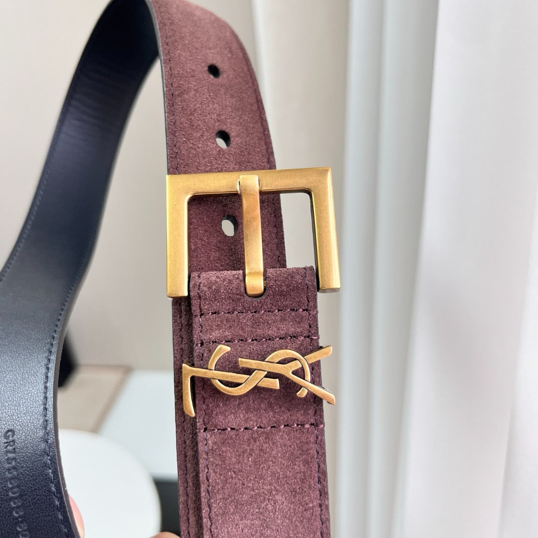 Saint Laurent Belts- Saint Laurent Belt 3 Cm Classic Everyday Designer Belt