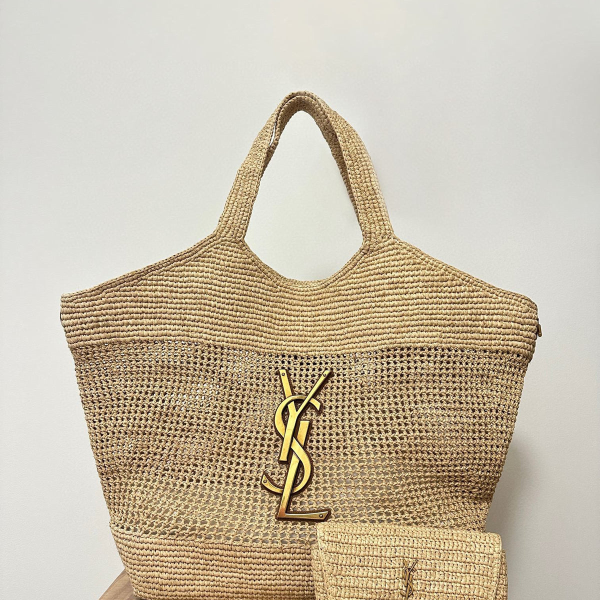 Saint Laurent Bags- Saint Laurent Icare In Raffia Bag Premium Designer Shoulder Bag