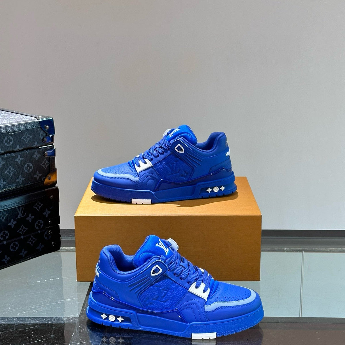 Louis Vuitton Shoes- Louis Vuitton Lou Trainers Comfortable Everyday Designer Shoes