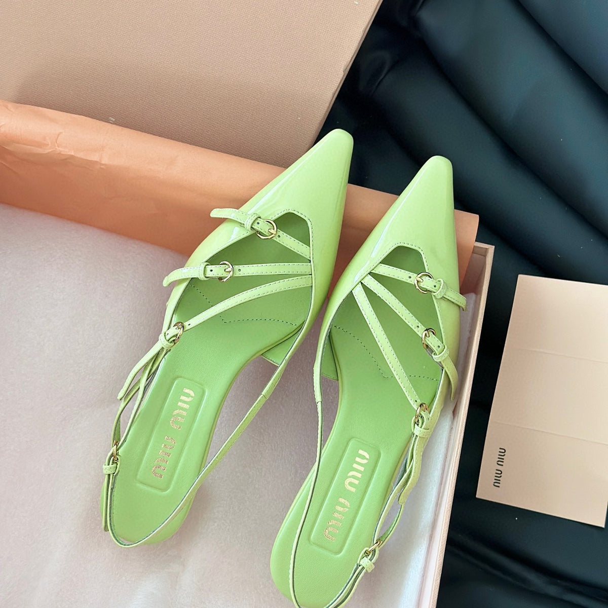 Shoes- Miu M Heels Premium Designer Casual Shoes