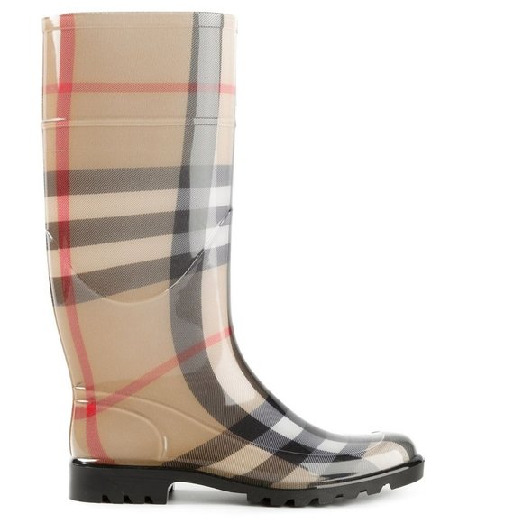 Burberry boots luxury designer piece front view