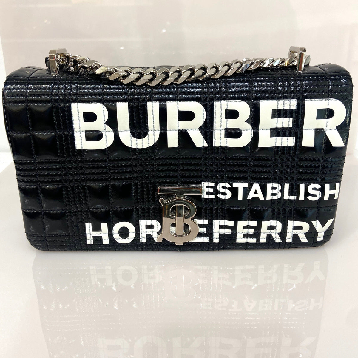 Burberry shoulder bags lifestyle shot premium designer piece