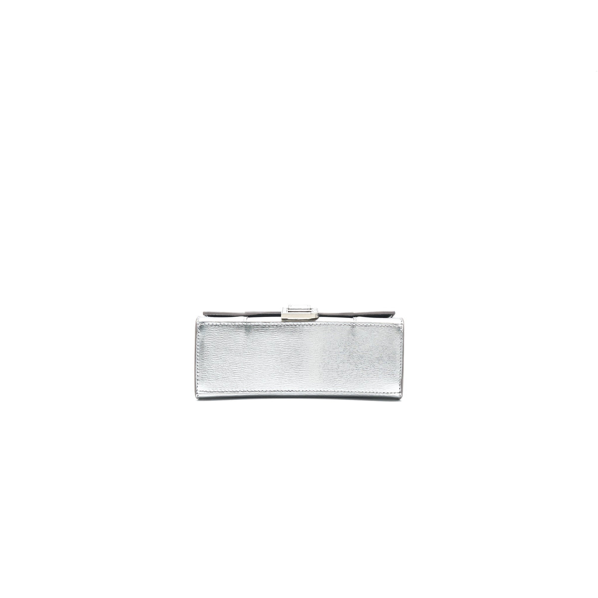 Balenciaga authentic luxury handbag Silver leather craftsmanship