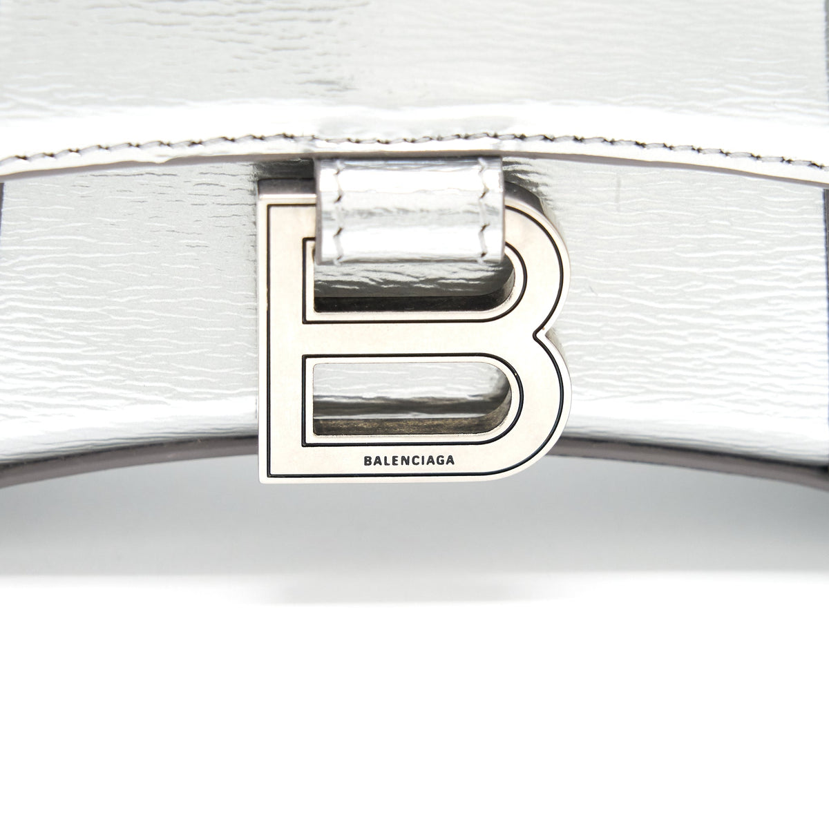 Balenciaga designer handbag leather closeup detail