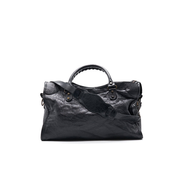 Balenciaga designer handbag leather closeup detail