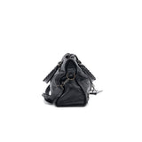 Balenciaga women's handbag Black luxury designer leather