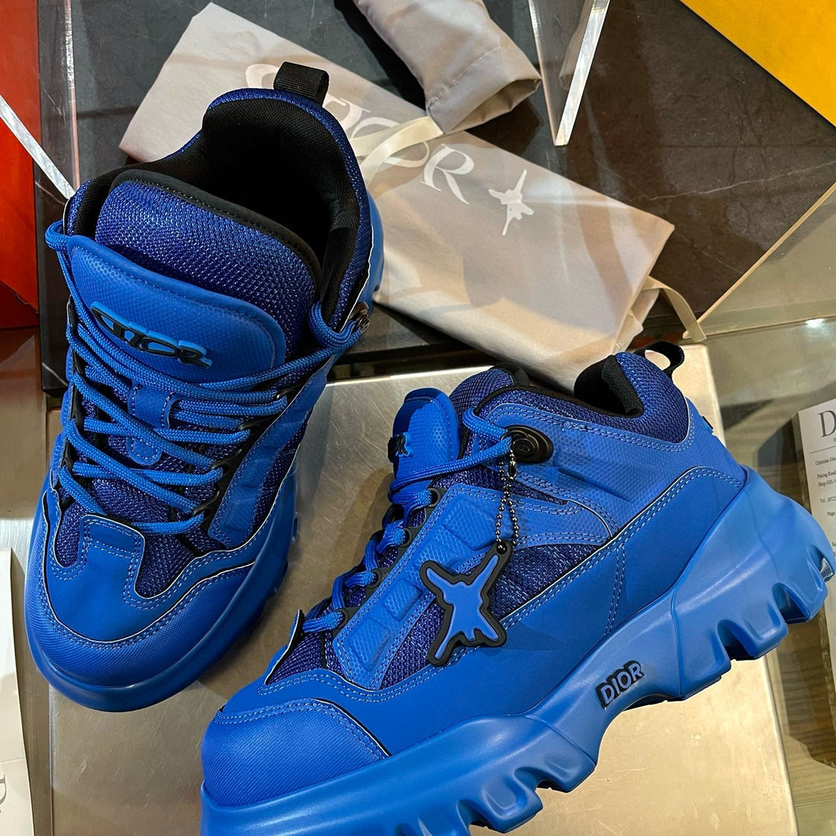 Dior Shoes- Dior x Lewis H Snow Sneakers Premium Designer Casual Shoes
