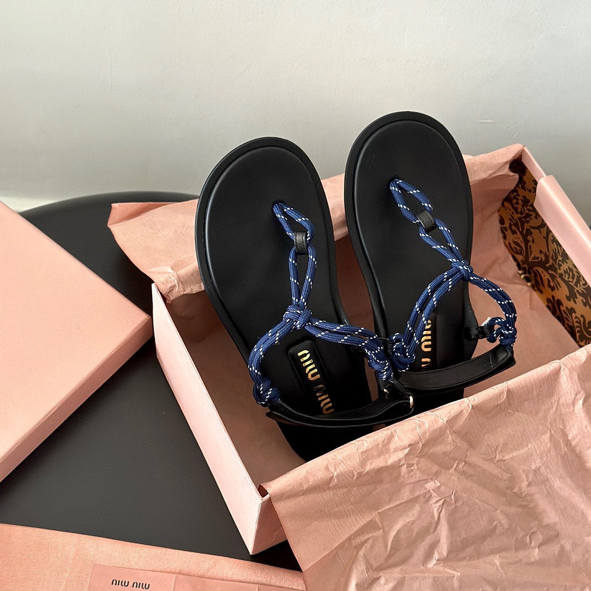 Shoes- Miu M Sandals Luxury Lifestyle Designer Footwear