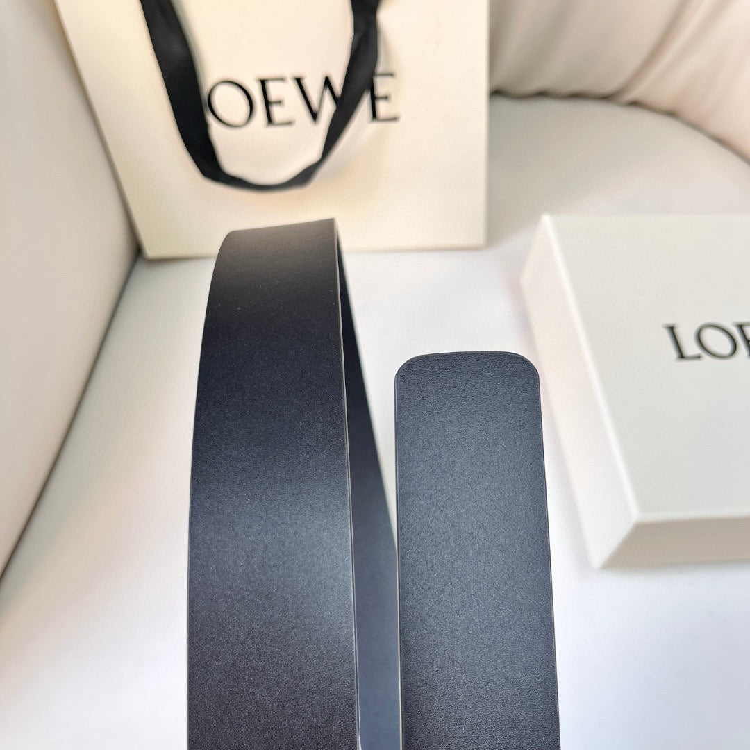 Belts- Loew Belt 3.5 Cm Premium Leather Designer Belt