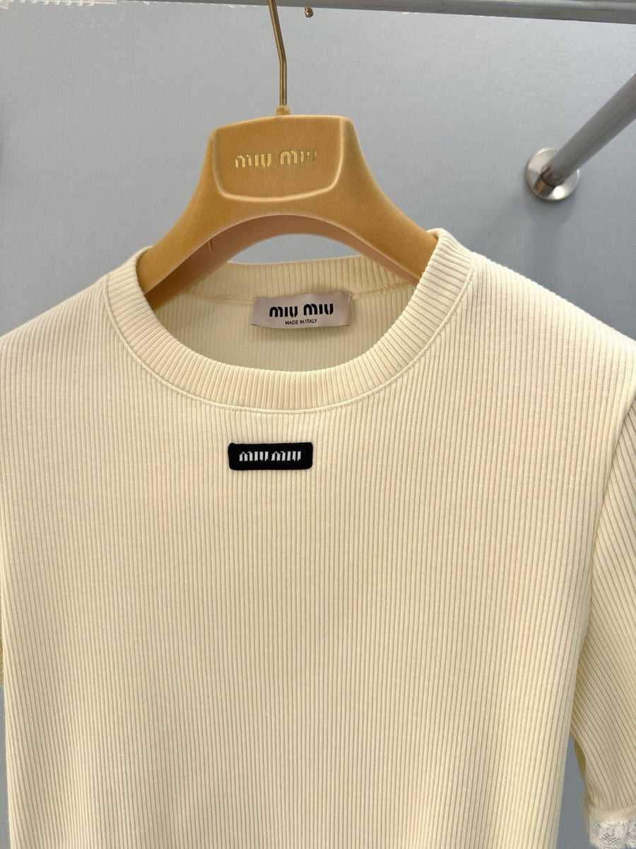 Tops- Miu M Top Premium Designer Casual Top