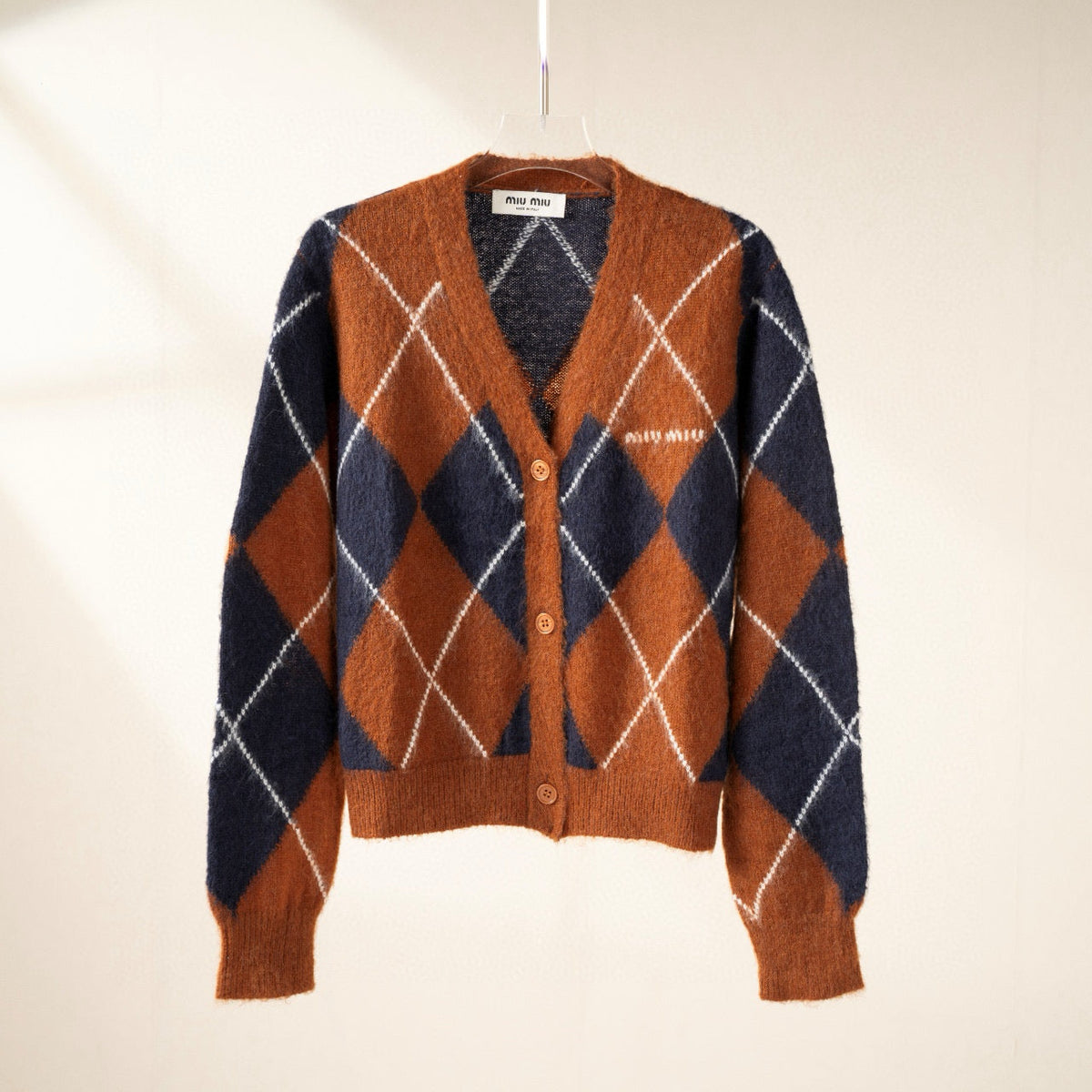 Sweaters- Miu M Cardigan Premium Casual Designer Knitwear