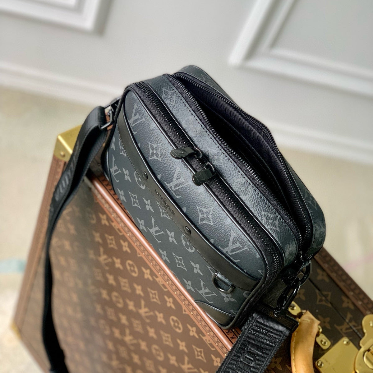 Louis Vuitton Bags- Louis Vuitton Lou Alpha Messenger Bag Luxury Designer Leather Handbag