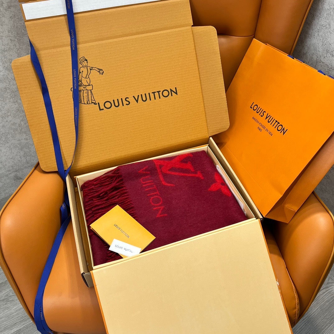 Louis Vuitton Scarves- Louis Vuitton Lou Scarf Luxury Designer Silk Scarf