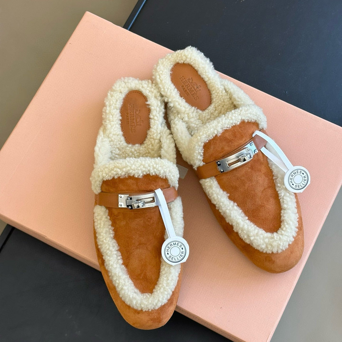Accessories- Herm Kelly Mules Luxury Designer Fashion Accessory