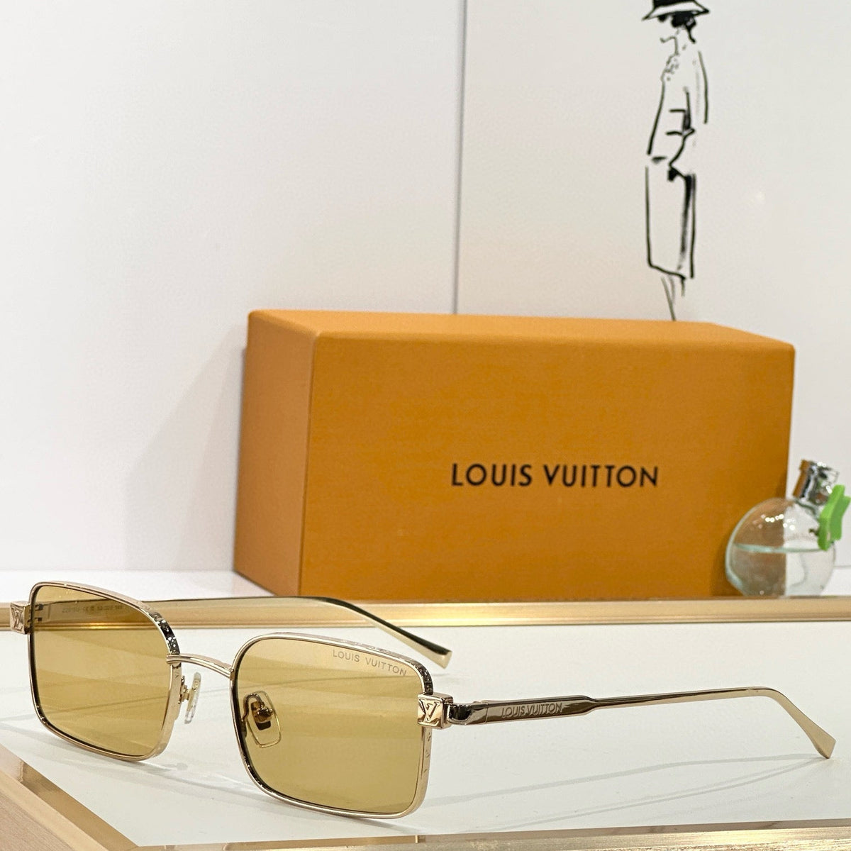 Louis Vuitton Sunglasses- Louis Vuitton Lou Sunglasses Luxury Designer UV Sunglasses