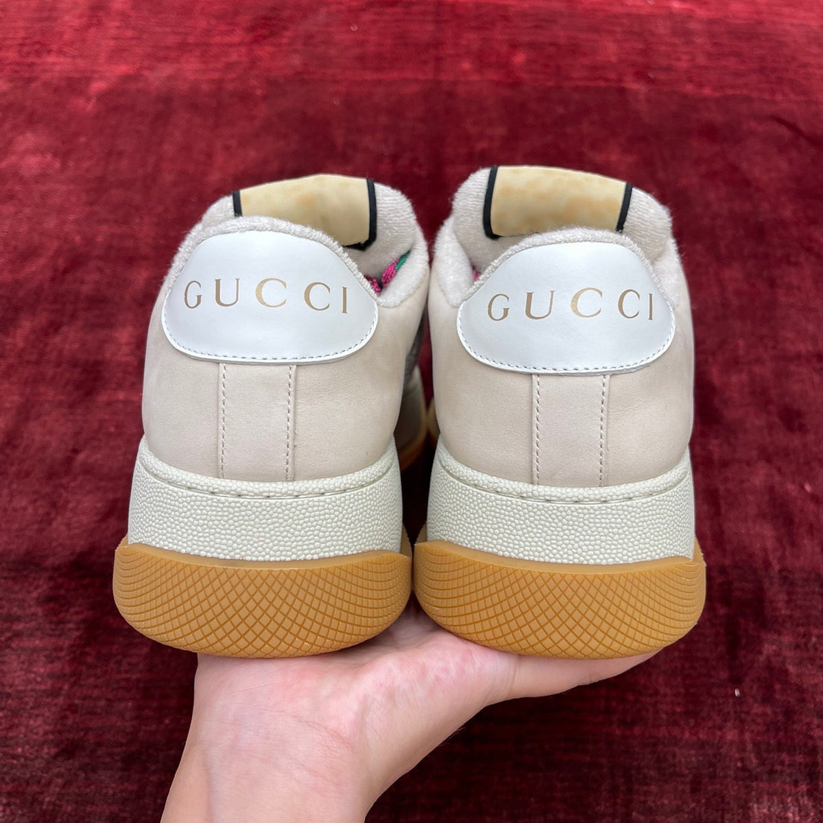 Gucci Shoes- Gucci Screener Leather Sneakers Luxury Lifestyle Designer Footwear