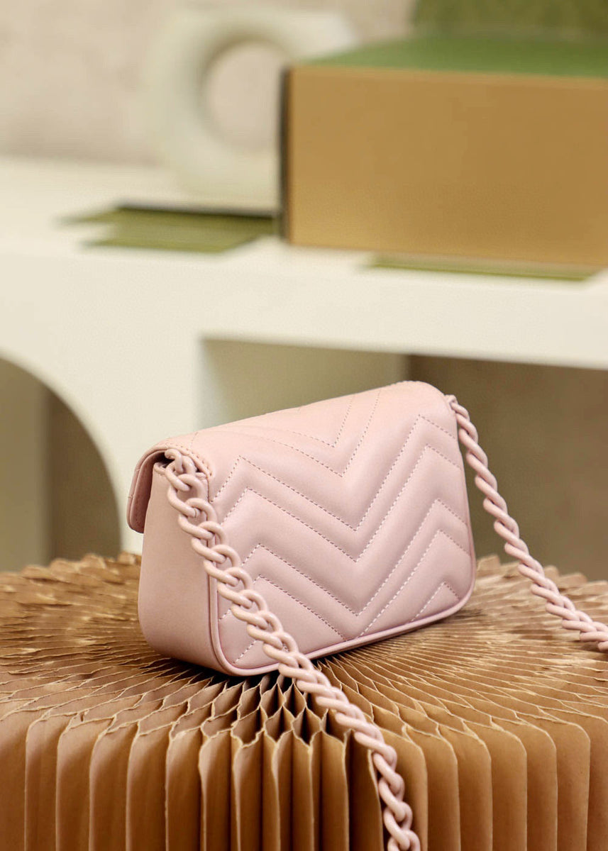 Gucci Bags- Gucci Marmont Super Mini Bag Luxury Designer Leather Handbag