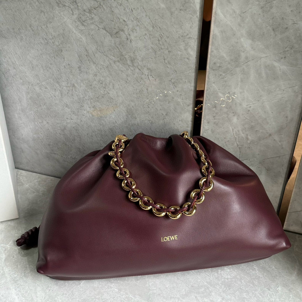 Bags- Loew Large Flamenco Bag Luxury Designer Leather Handbag