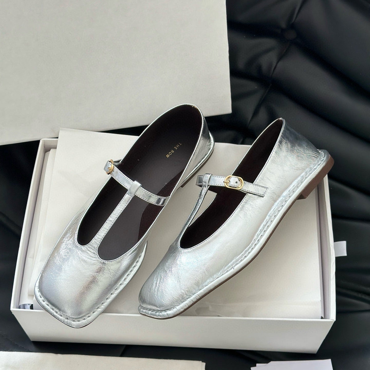 The Row Accessories- The Row T Strap Flats Premium Everyday Designer Accessory