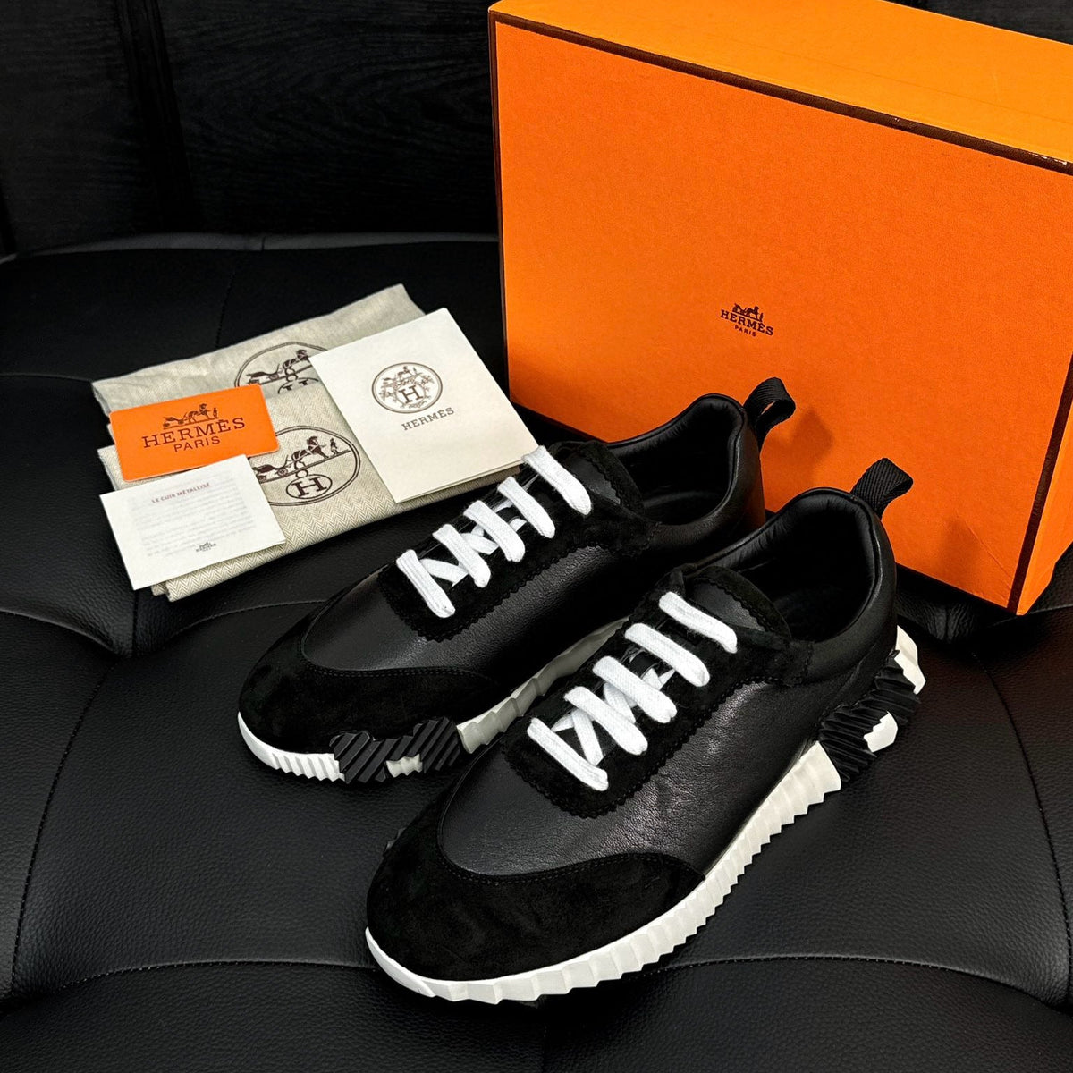 Shoes- Herm Bouncing Sneakers Comfortable Everyday Designer Shoes