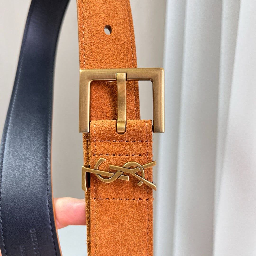 Saint Laurent Belts- Saint Laurent Belt 3 Cm Premium Leather Designer Belt