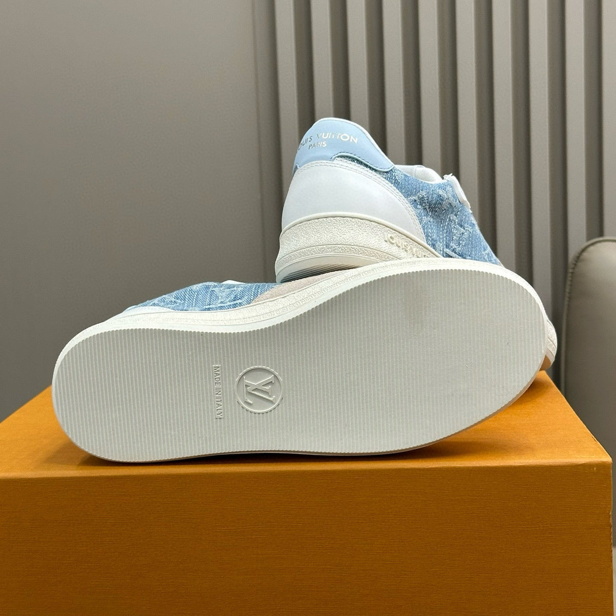 Louis Vuitton Shoes- Louis Vuitton Lou Stadium Sneaker Premium Designer Casual Shoes