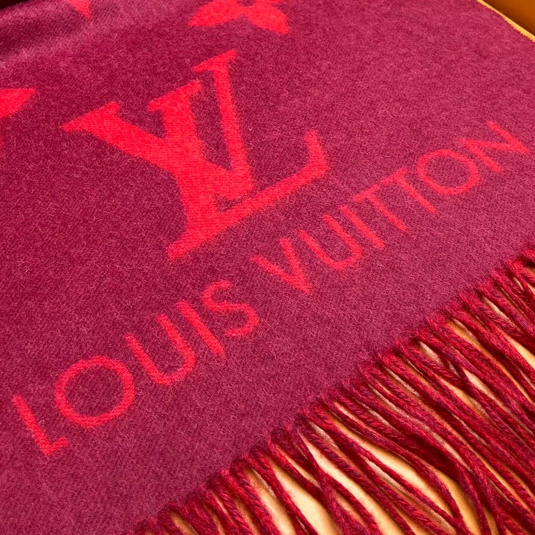 Louis Vuitton Scarves- Louis Vuitton Lou Scarf Luxury Designer Silk Scarf