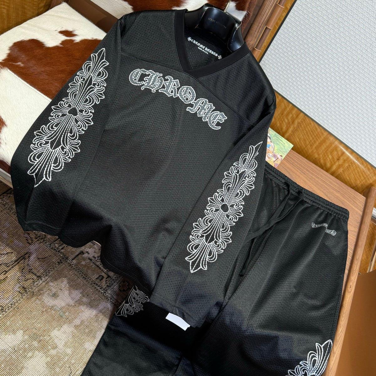 T-Shirts? Chrome H Long Tee Casual Everyday Designer Tee