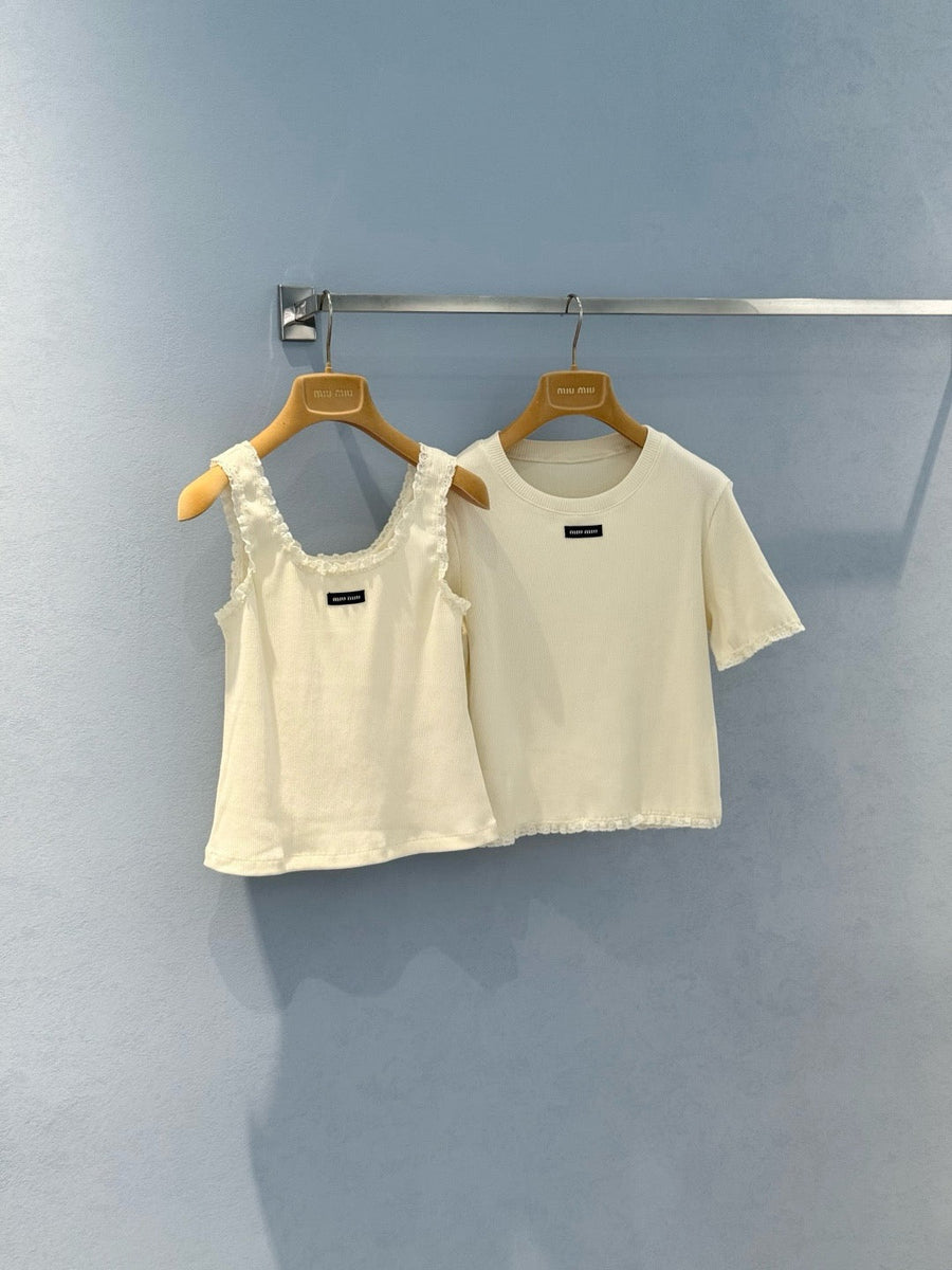 Tops- Miu M Top Premium Designer Casual Top