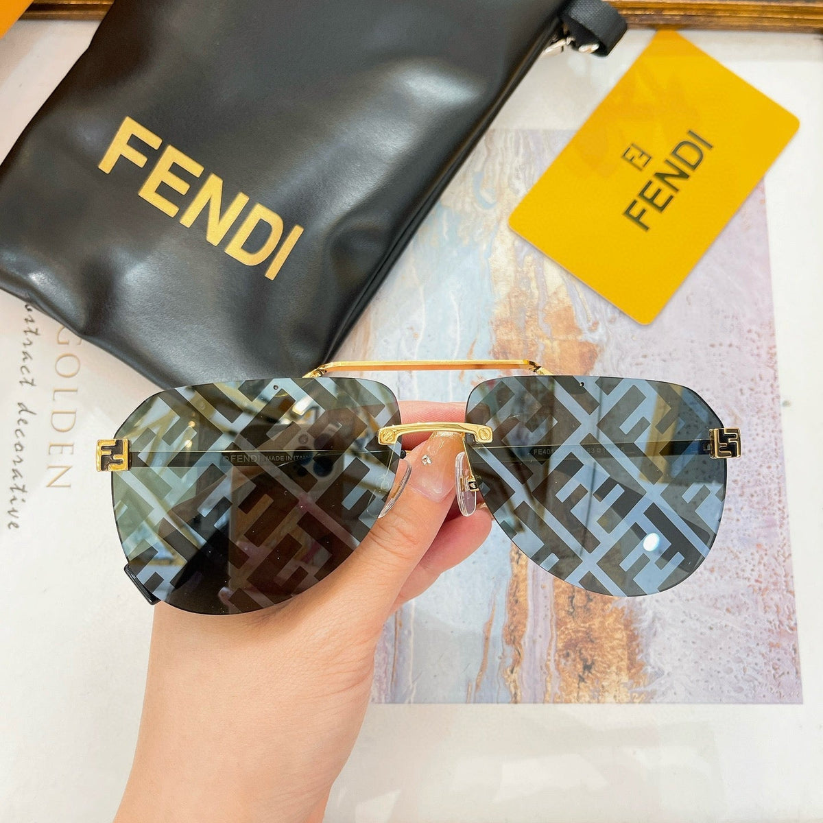 Sunglasses- Fen Sunglasses Premium Fashion Designer Sunglasses