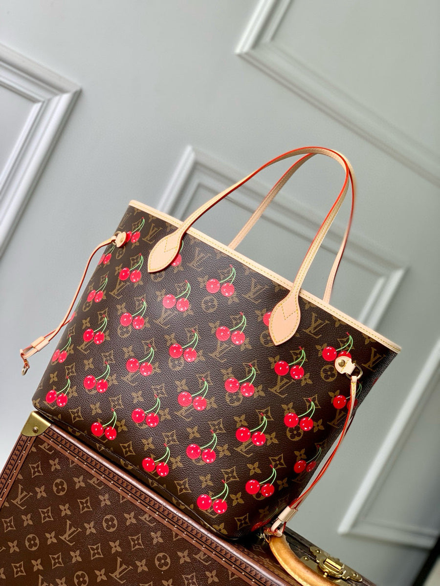 Louis Vuitton Bags- Louis Vuitton Lou x Murakami Neverfull Mm Bag Premium Designer Shoulder Bag