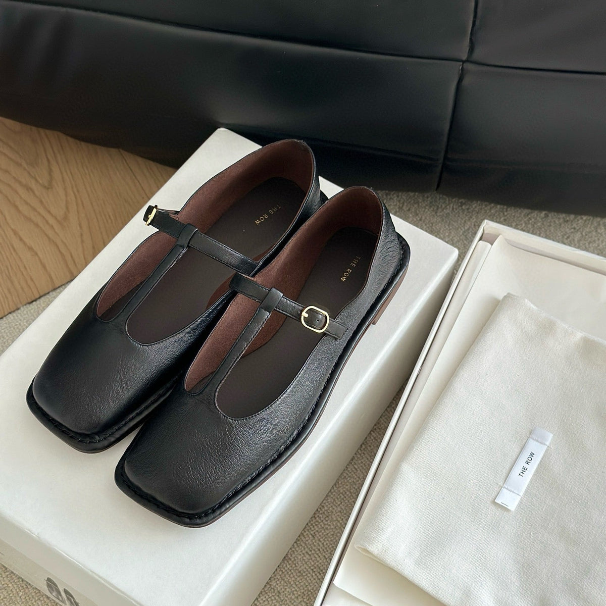 The Row Accessories- The Row T Strap Flats Luxury Designer Fashion Accessory
