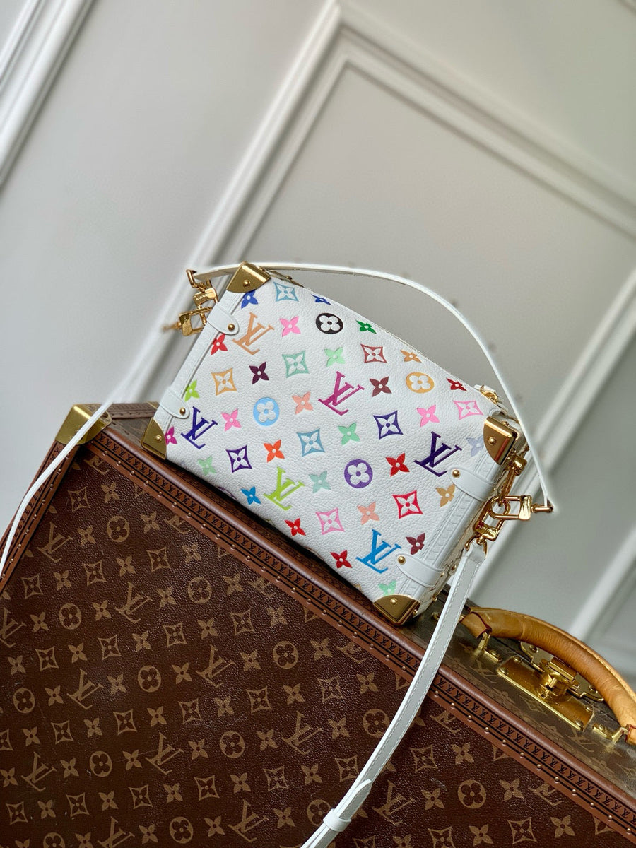 Louis Vuitton Bags- Louis Vuitton Lou x Murakami Side Trunk Mm Bag Elegant Everyday Designer Handbag