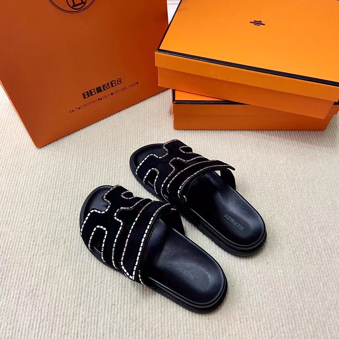 Shoes- Herm Chypre Sandals Premium Designer Casual Shoes