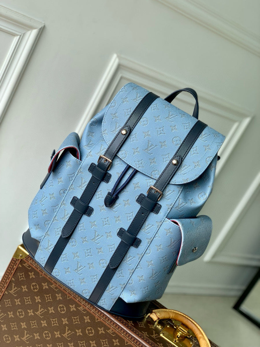 Louis Vuitton Bags- Louis Vuitton Lou Christopher Pm Backpack Premium Designer Shoulder Bag