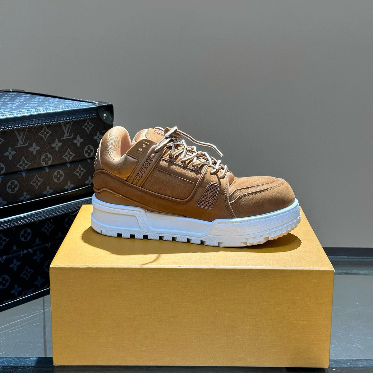 Louis Vuitton Shoes- Louis Vuitton Lou Trainers Comfortable Everyday Designer Shoes