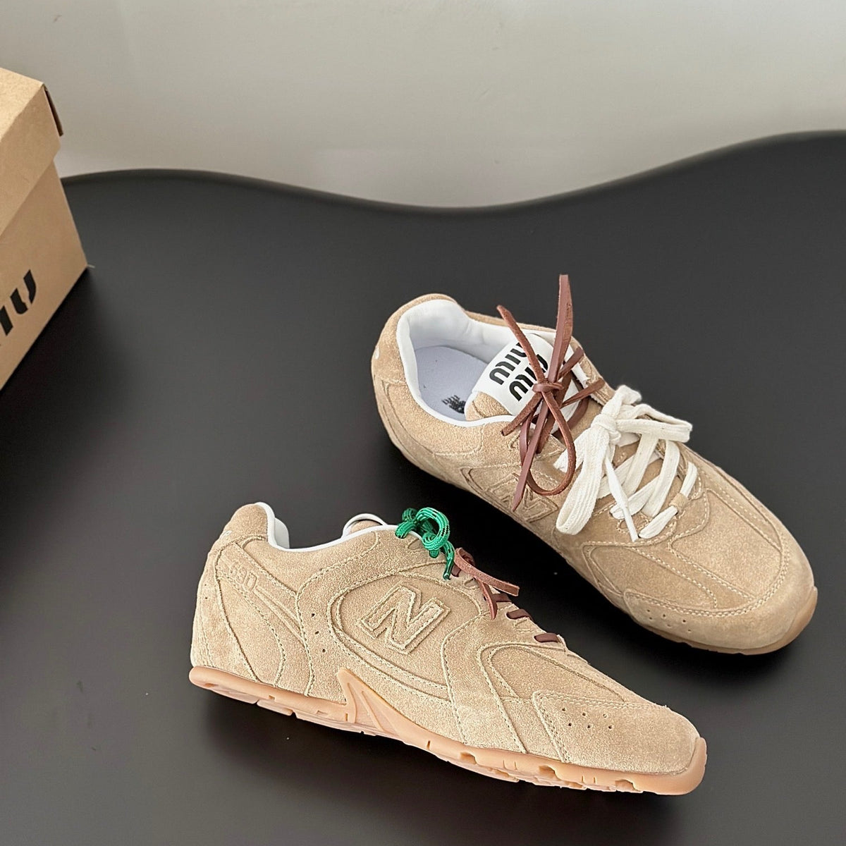 New Balance Shoes- New Balance Miu M x New Balance Trainers Comfortable Everyday Designer Shoes