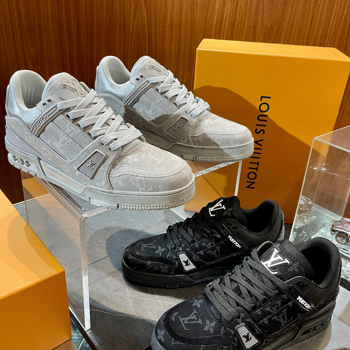 Louis Vuitton Shoes- Louis Vuitton Lou Trainers Luxury Lifestyle Designer Footwear