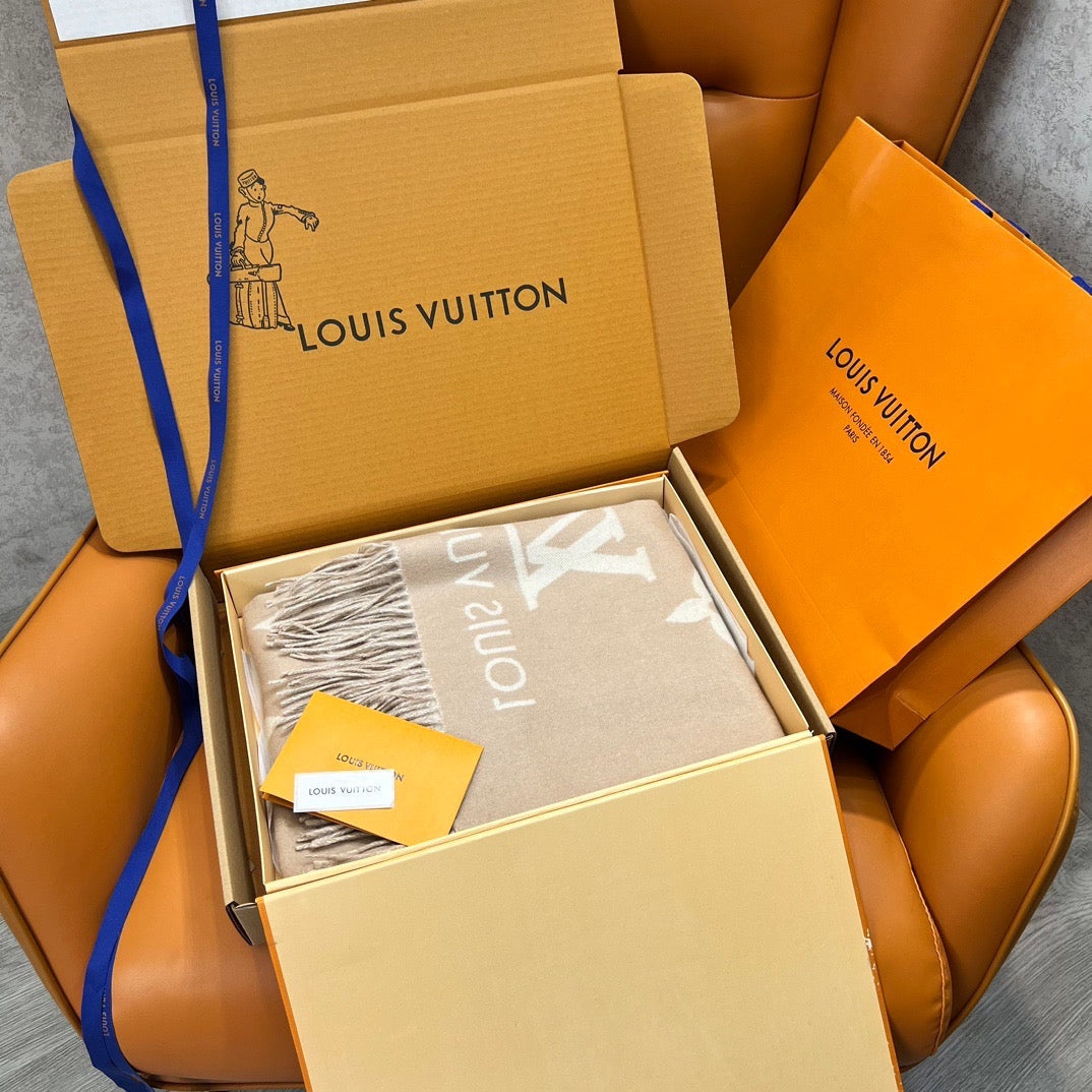 Louis Vuitton Scarves- Louis Vuitton Lou Scarf Elegant Everyday Designer Scarf