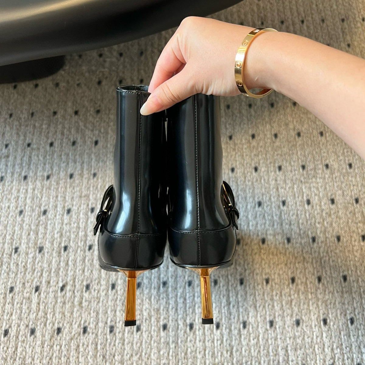 Saint Laurent Shoes- Saint Laurent Heeled Boots Luxury Lifestyle Designer Footwear