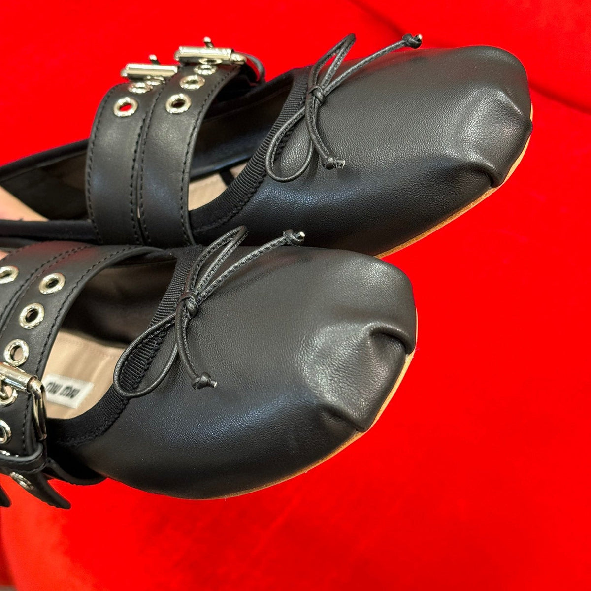 Shoes- Miu M Ballerina Flats Premium Designer Casual Shoes