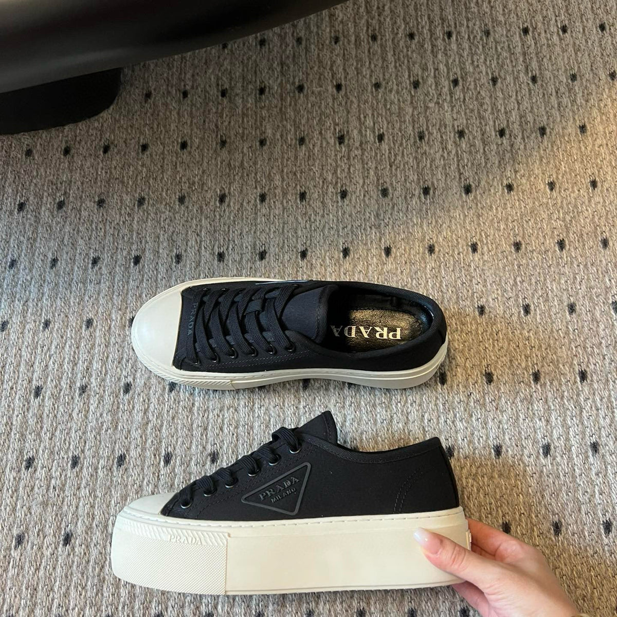 Shoes- Pd Fabric Sneakers Comfortable Everyday Designer Shoes