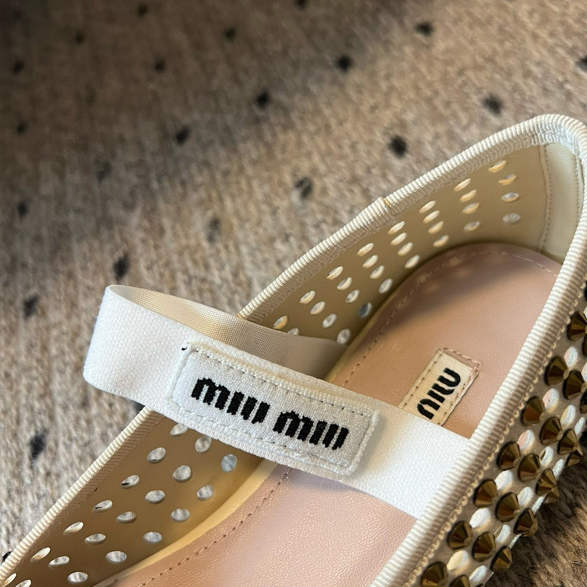 Shoes- Miu M Ballet Flats Premium Designer Casual Shoes