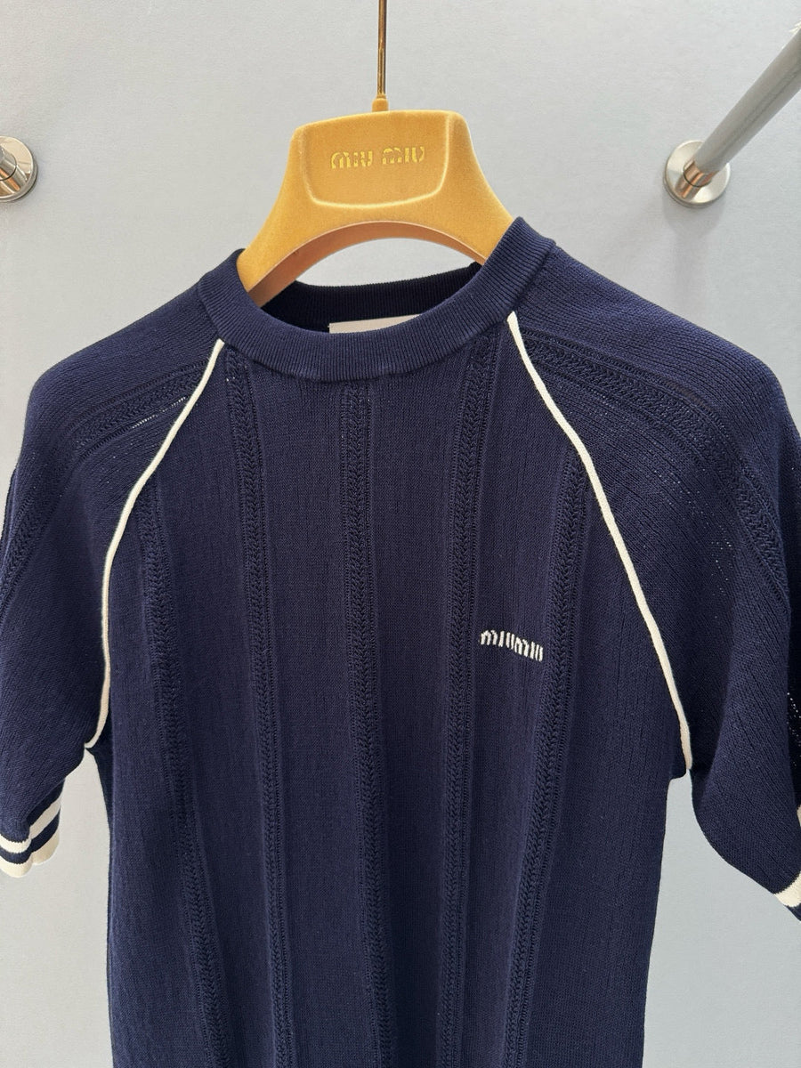 Tops- Miu M Top Elegant Everyday Designer Top