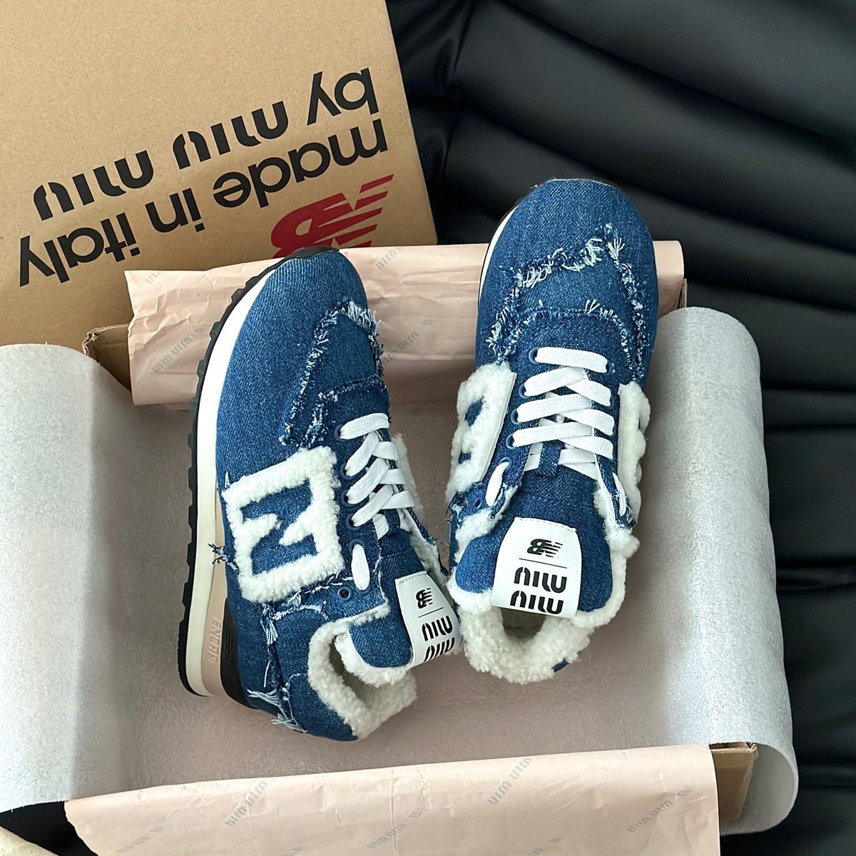 New Balance Shoes- New Balance Miu M x New Balance Trainers Luxury Lifestyle Designer Footwear