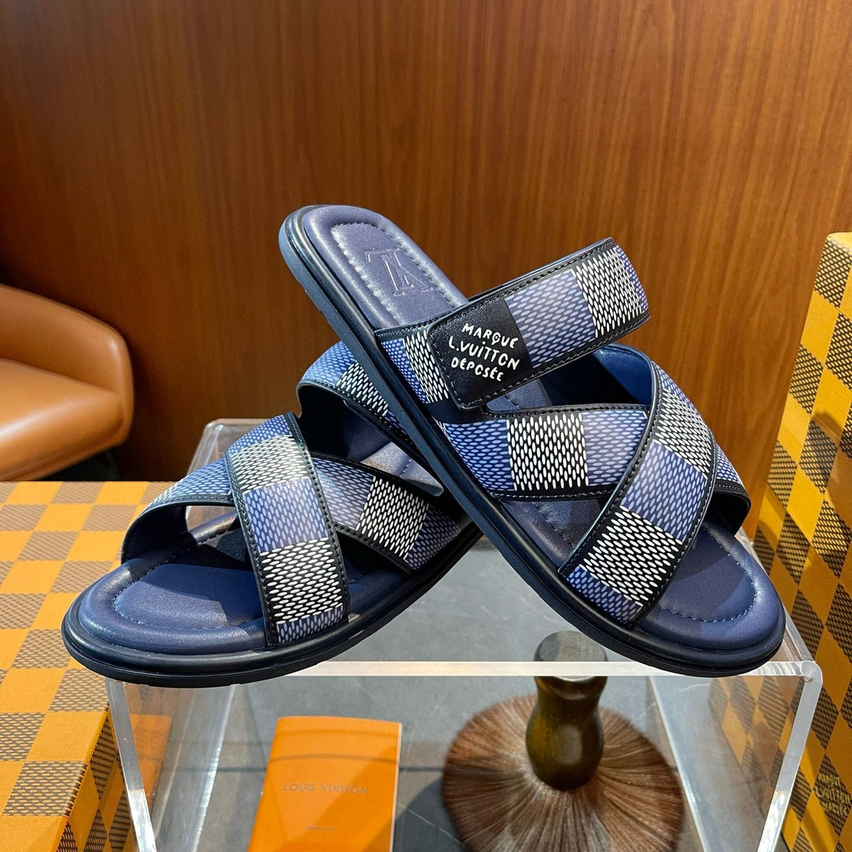 Louis Vuitton Shoes- Louis Vuitton Lou Venice Mule Comfortable Everyday Designer Shoes