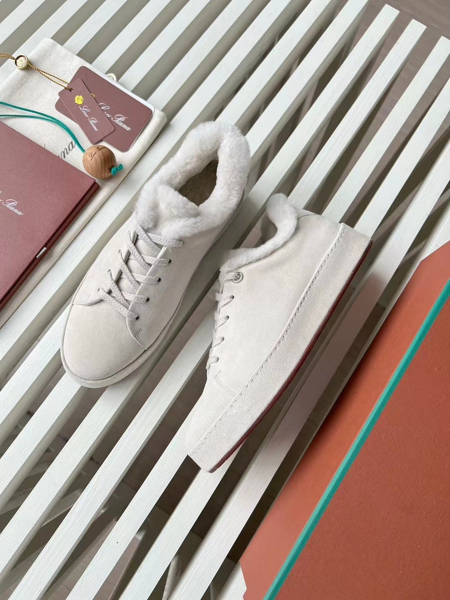 Shoes- Loro P Fur Nuages Sneakers Comfortable Everyday Designer Shoes