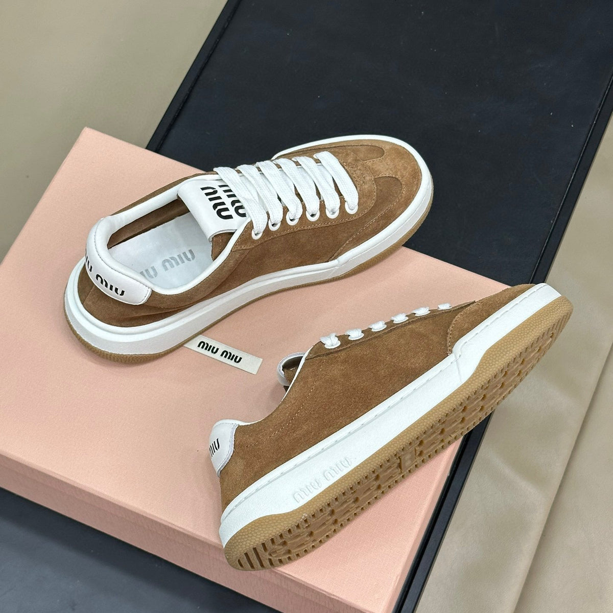 Shoes- Miu M Trainers Luxury Lifestyle Designer Footwear
